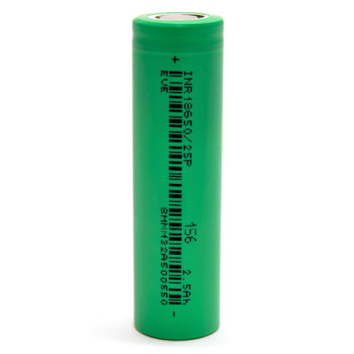 Аккумулятор 18650 EVE 25P 2500 mAh Аккумулятор 18650 EVE 25P 2500 mAh