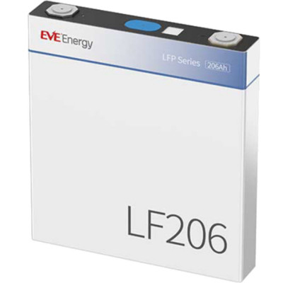 Аккумулятор LiFePo4 EVE LF206 206Ah призматик Аккумулятор LiFePo4 EVE LF206 206Ah призматик