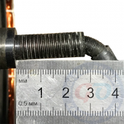 Замена оси статора моноколеса